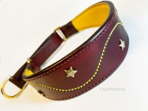 leather hound martingate collar
