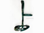 green cavesson bridle Lazypony