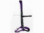 Purple bitless bridle Lazypony