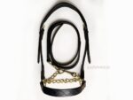 Leather Show halter Lazypony