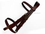 Brown leather Hunter bridle Lazypony