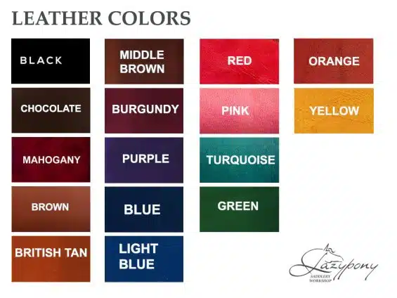 leather colors Lazypony