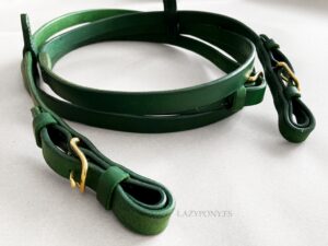 Leather reins Lazypony