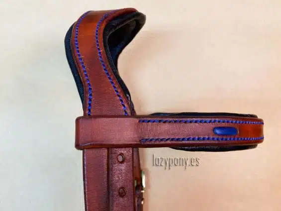 brown leather bridle