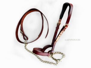 Leather Show halter Lazypony