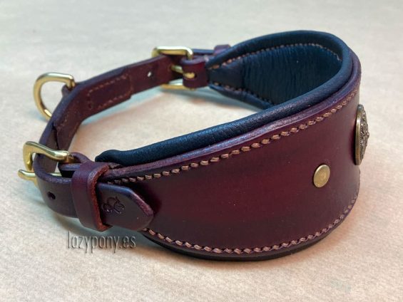leather hound collar