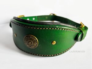 leather whippet collar
