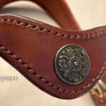 Leather baroque browband Lazypony