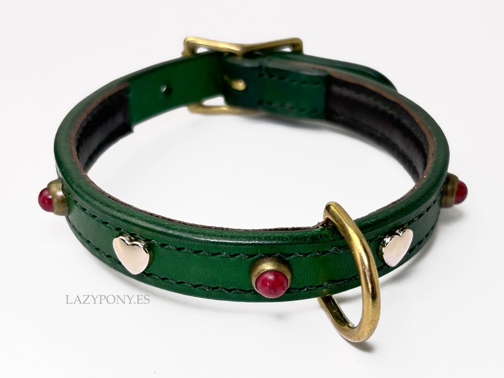 1859 small dog leather collar