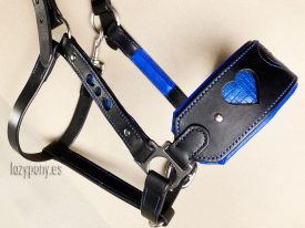 fancy leather halter