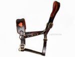 Anatomical leather halter Heart Lazypony with two buckles