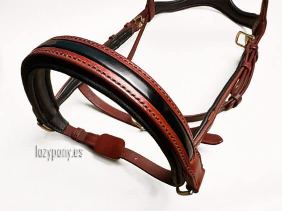 leather bitless bridle sidepull lazypony