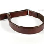 plain leather martingale collar Lazypony