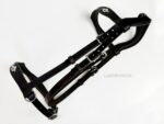 Baroque leather bitless bridle Vienna Lazypony