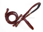 Brown simple bridle Lazypony without noseband