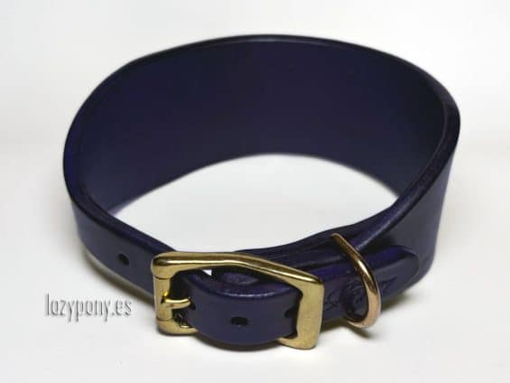 leather hound collar