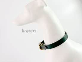 classic leather dog collar