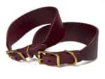 hound leather dog collar Lazypony