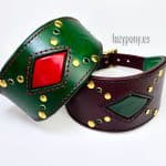 patent leather hound collar Lazypony