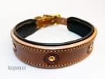 tooled leather dog collar Lazypony