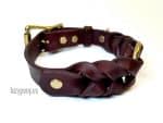 braided dog collar Lazypony