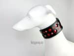 Sighthound leather collar Gothic Lazypony