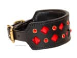 patent leather hound collar Lazypony