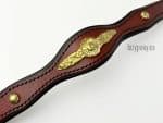 baroque leather horse browband