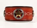 personalized leather cod collar Texas Lazypony