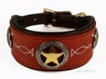 personalized leather cod collar Texas Lazypony