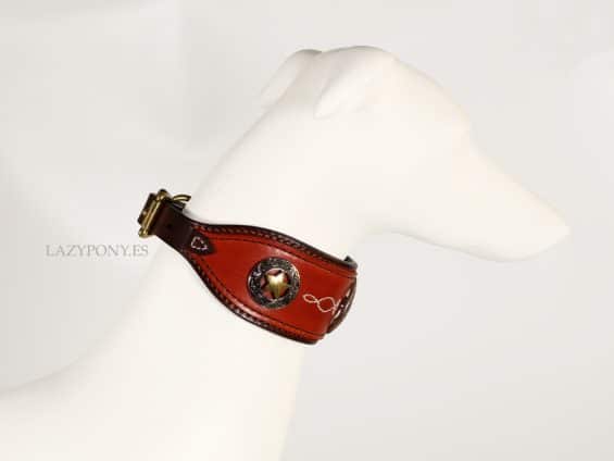 personalized leather cod collar Texas Lazypony