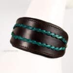 brown braided greyhound collar Lazypony