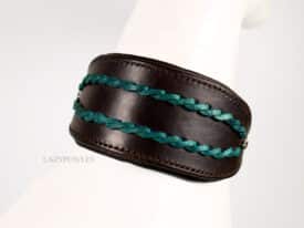 braided hound dog collar Lazypony