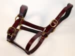 Brown Leather horse halter Classic Lazypony