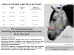 leather horse halter size chart Lazypony