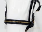 Anatomical clincher bridle Lazypony, custom leather horse bridle