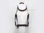 Anatomical clincher bridle Lazypony, custom leather horse bridle