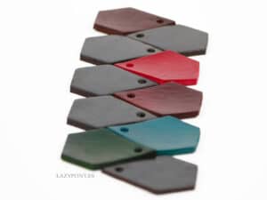 Pentagon Leather Tags Lazypony