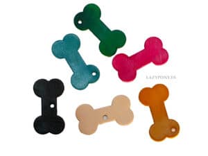 Bone Leather Tags Crafts and Dog Collars