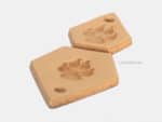 Leather Dog Paw tags