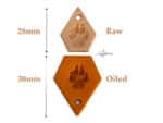 Set of Leather DIY tags
