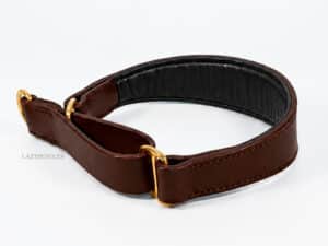 Custom Leather Slip on Collar with Name Tag